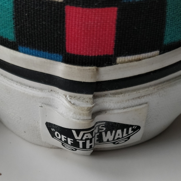 Vans Slip Slide Multi color Checkerboard Shoes 7 - Picture 4 of 10